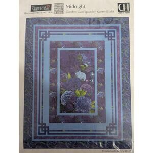 Midnight Garden Gate Quilt Kit by Karen Bialik for Timeless Treasures